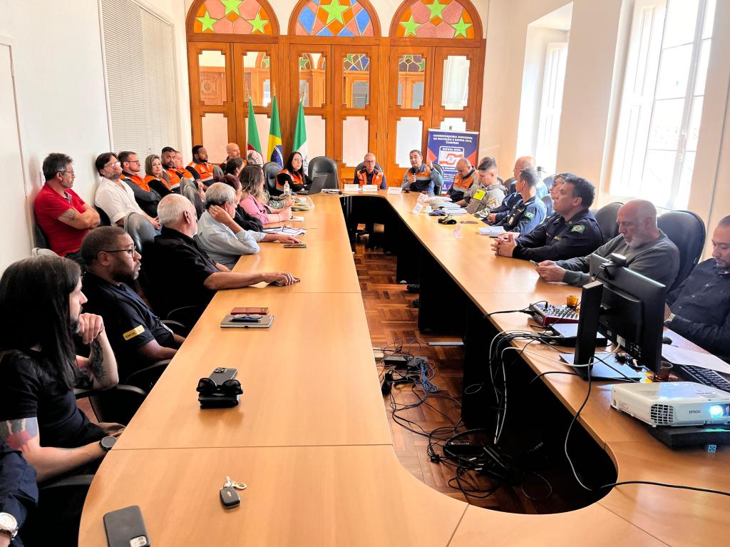 Proposta do Plano de Contingência do Rio Grande é apresentada em reunião do COMPDEC